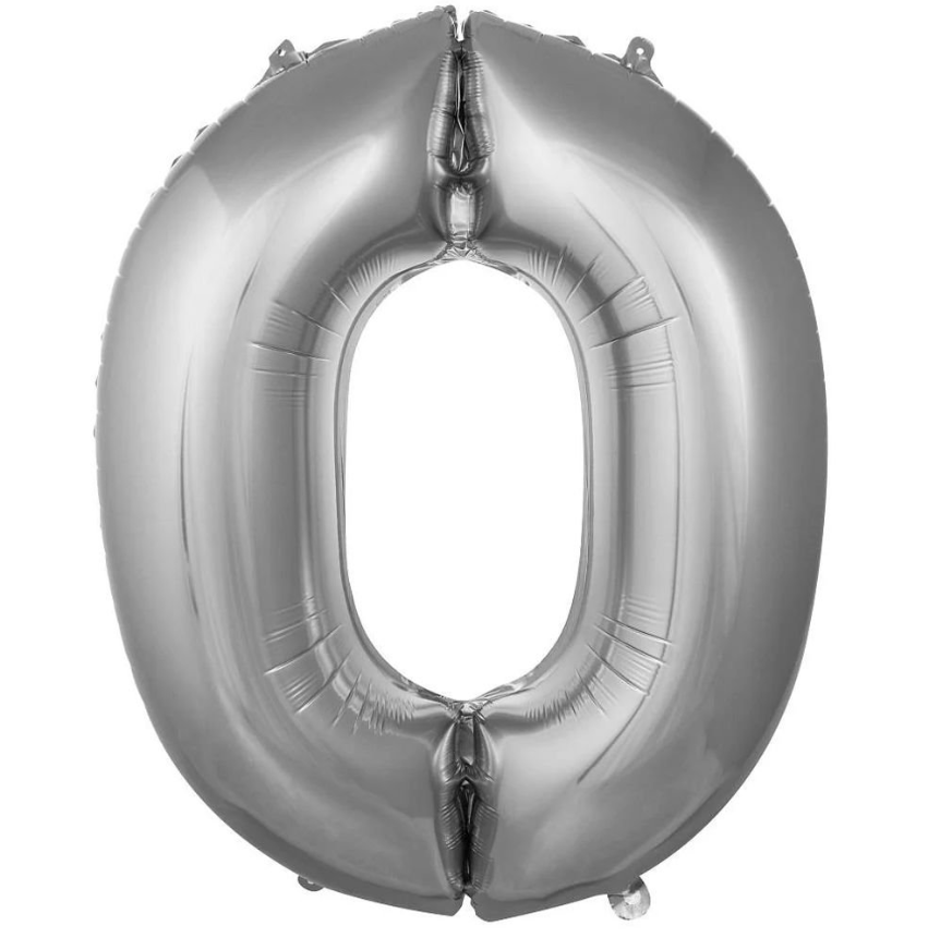 Folyo Balon 40 Gümüş 0 40 İnç 100 Cm